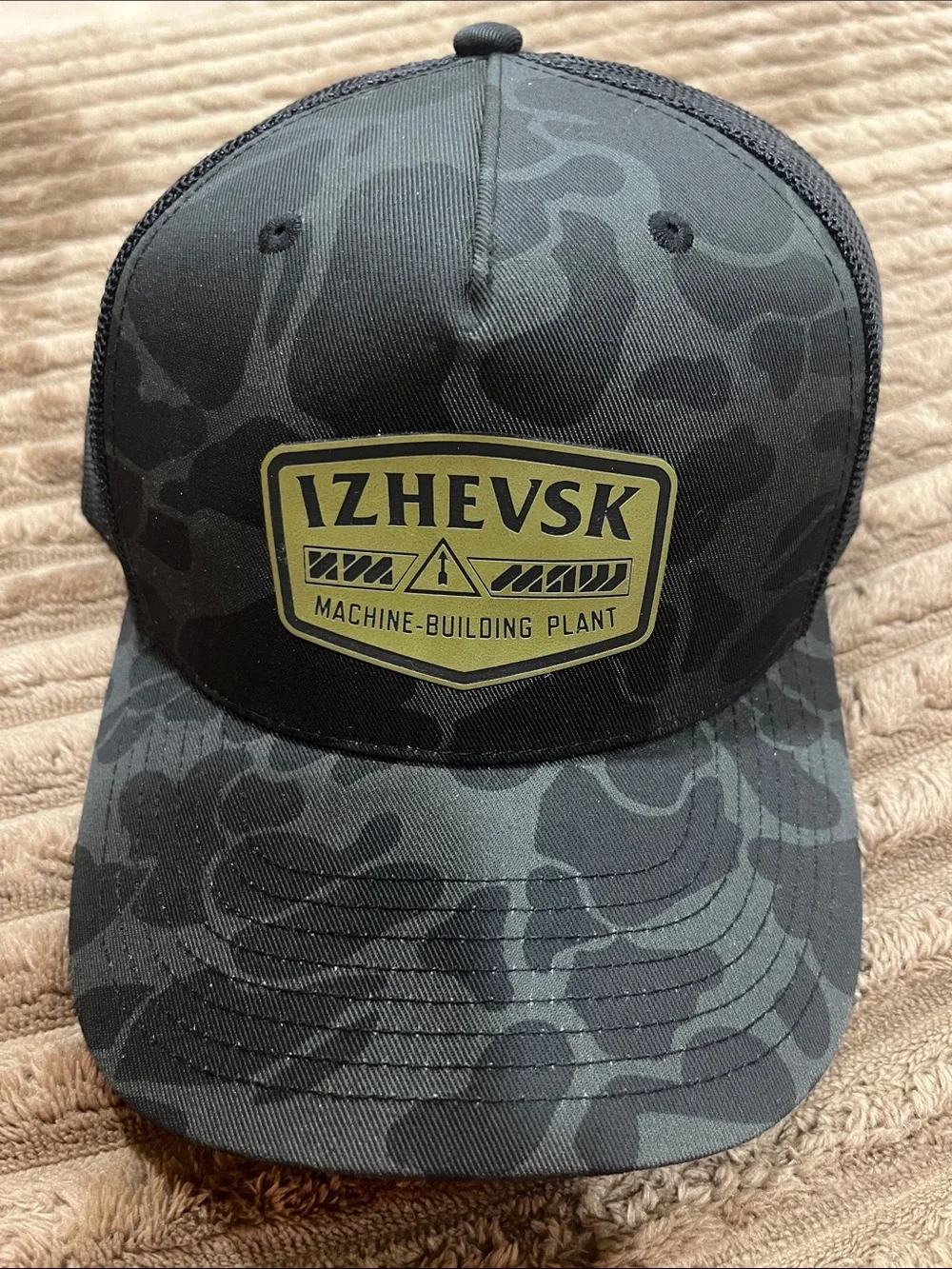 Black Camo Izhevsk Cap